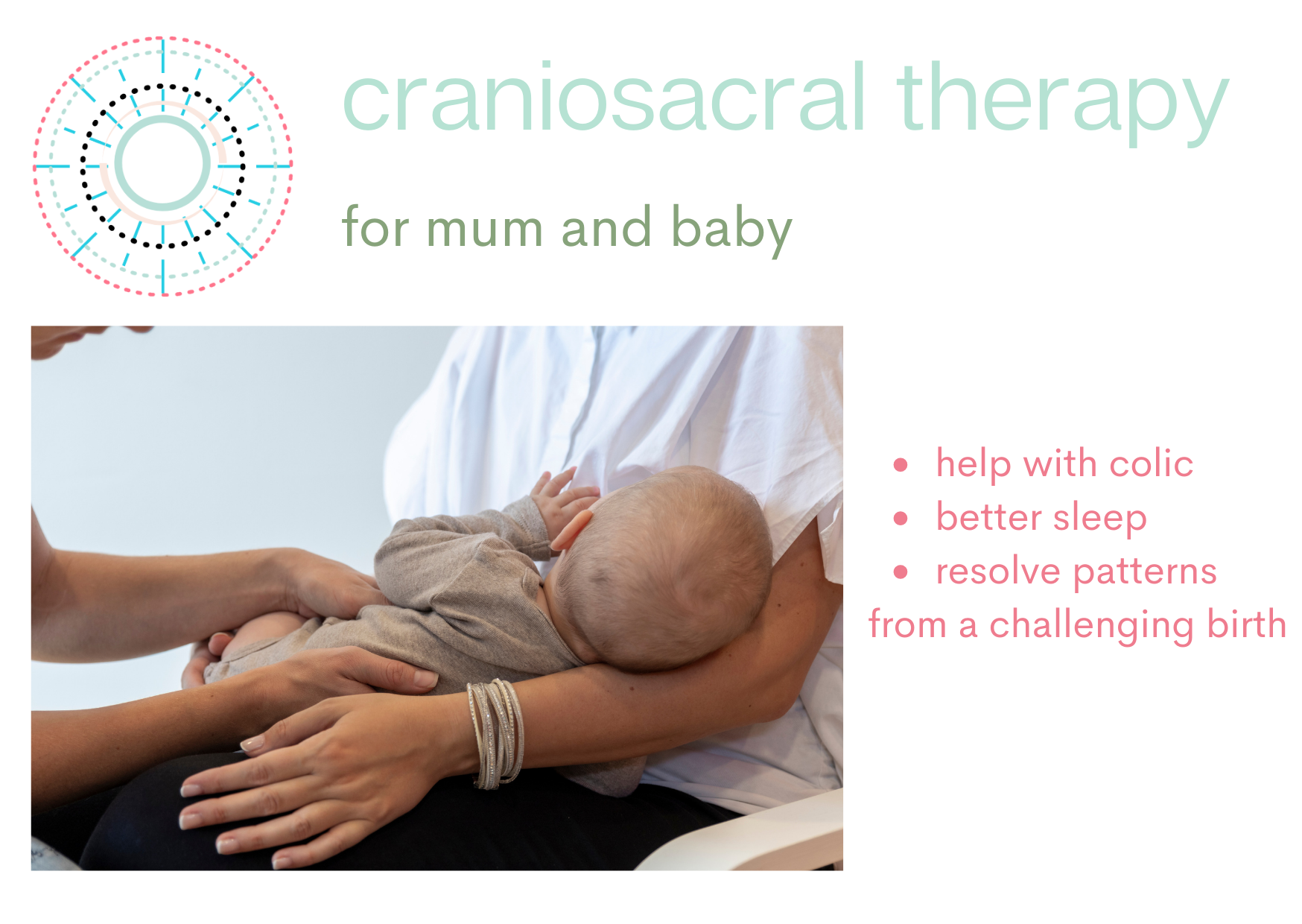 baby craniosacral colic therapy north London N22 NW3